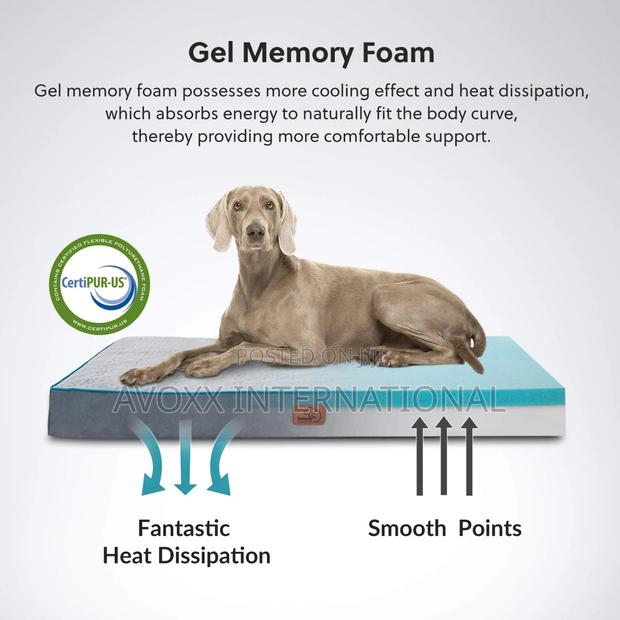 Bedsure Orthopedic Dog Bed for Medium Sized Dogs, 2-Layer photo 2