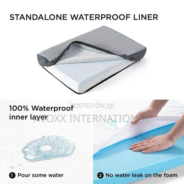 Bedsure Orthopedic Dog Bed for Medium Sized Dogs, 2-Layer photo 3