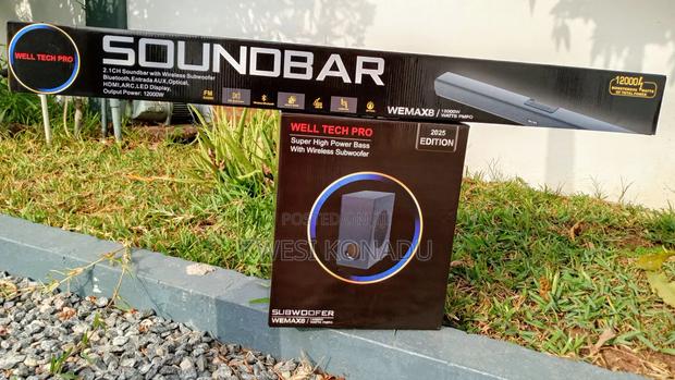 2025 Tv Enhancement Well Tech 12000 Watts Wireless Soundbar photo 3