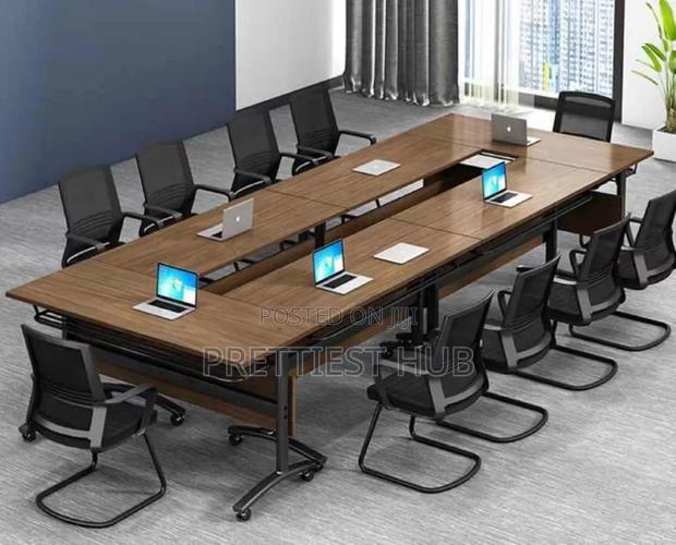 Foldable Conference L Training | Office | Study Table photo 4