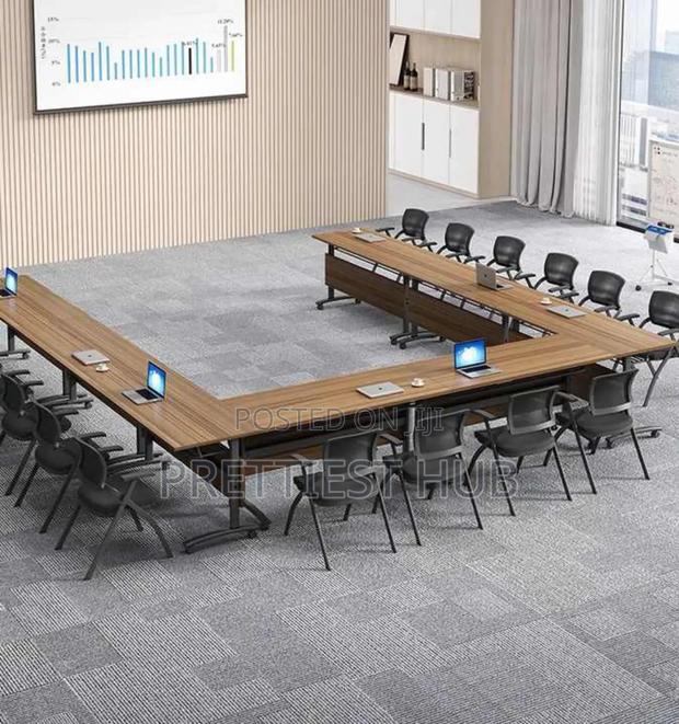 Foldable Conference L Training | Office | Study Table photo 3