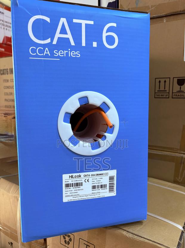 Hilook/Hikvision Cat6 Cable (Cca,0.57mm) 305m Ds-1ln6uu/Cca · Photo 4