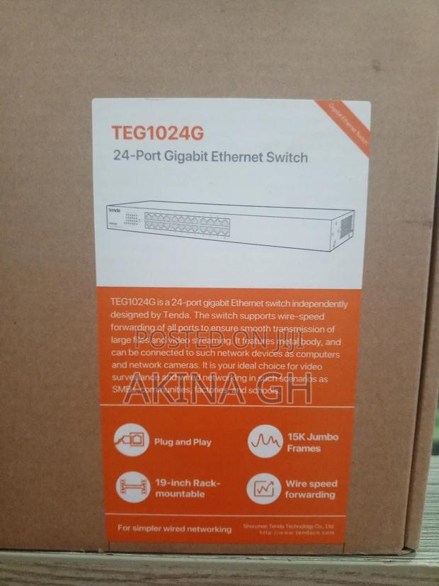 Tenda 24 Port Gigabit Ethernet Switch Teg1024g · Photo 3