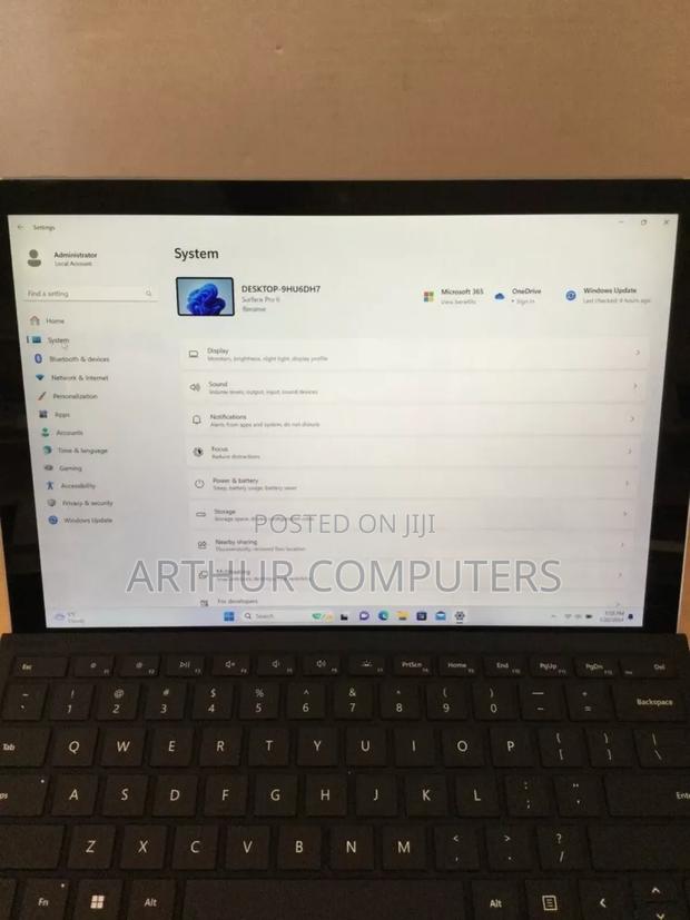 Laptop Microsoft Surface Pro 6 8GB Intel Core I5 SSD 128GB photo 3