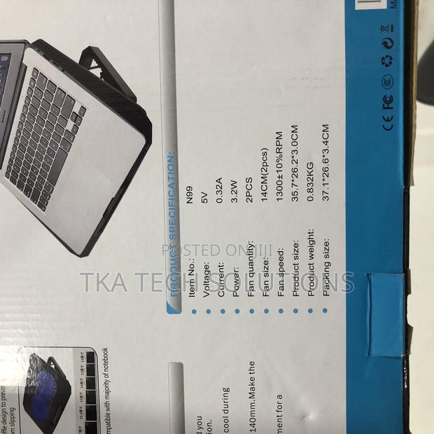 Led Gaming Laptop Stand With Two Cooling Fans photo 9