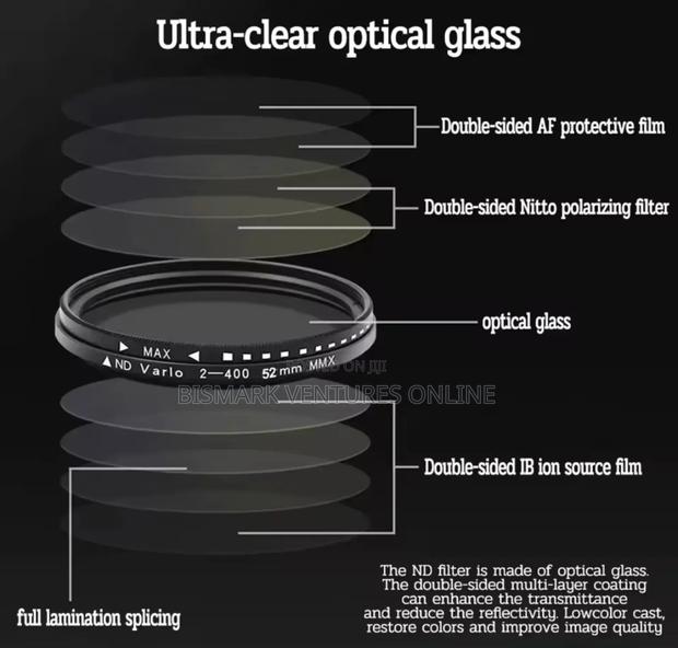 52mm Nd 2-400 Filter for Smart Phone Camera Lens. photo 10