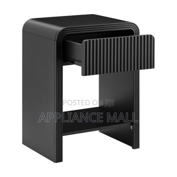 Bedside Table Drawer and Shelf Press-to-Open Uk photo 4