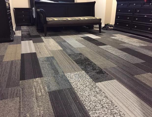 New Shaw Carpet Tile Planks Rectangles Mixed Gray Patterns photo 5