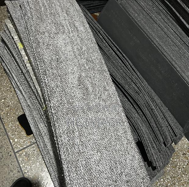 New Shaw Carpet Tile Planks Rectangles Mixed Gray Patterns photo 12