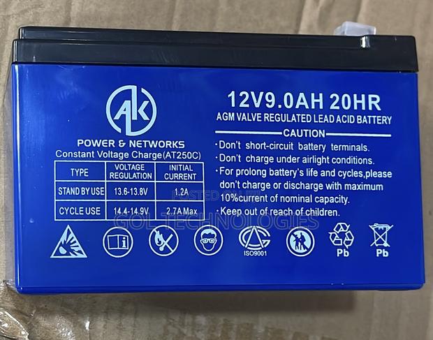 12v9ah Ups Battery 12v/9ah 20hrs Ak Original · Photo 3