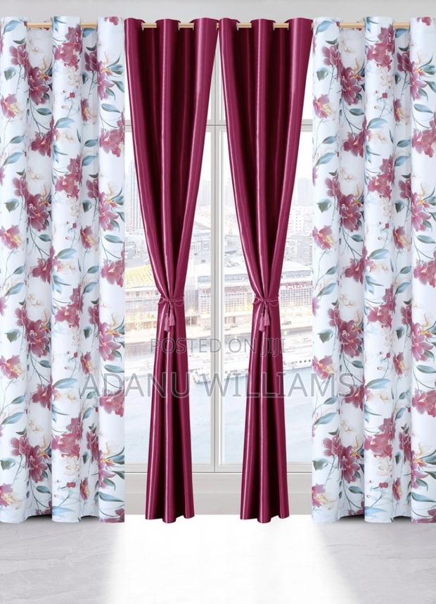 Luxurious 4in1 Curtains Set (Available in Diff Colors ) · Photo 2