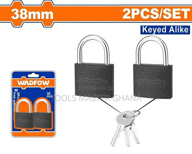 2pcs Key-alike Iron Padlock Set # Wpd5442 · Photo 2