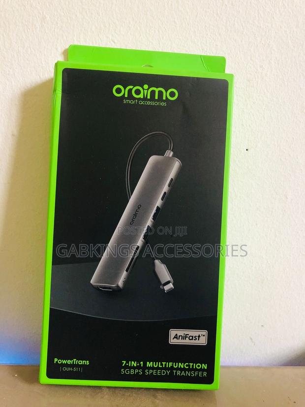 Oraimo Power Trans Usb-C Hub 7-in-1 Multi-Functional Adapter · Photo 3