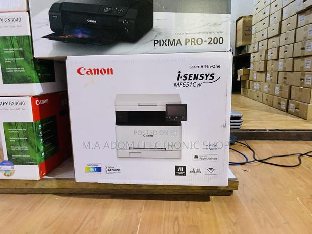 With LCD Touchscreen Displays Canon Isensys Mf651cw Printer · Photo 3