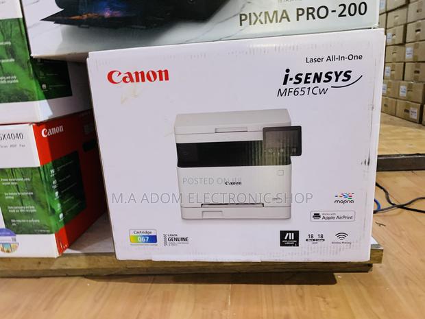 With LCD Touchscreen Displays Canon Isensys Mf651cw Printer · Photo 4