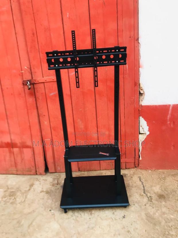 Heavy Duty Frame Tv Stand With Wheels · Photo 2