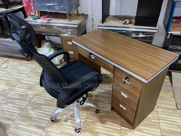 120x50cm Brand New Table With Drawers and Chair · Photo 4