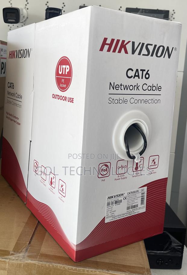 Hikvision Pure Copper Cat6 Cable Ds-1ln6outpe Full Copper · Photo 4