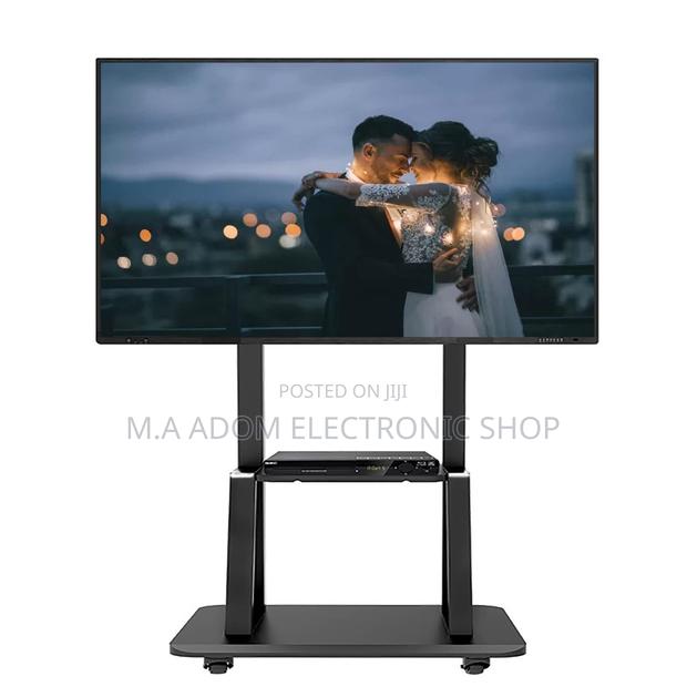 Multi Purpose Metallic Tv Cart 33”To 80” · Photo 2
