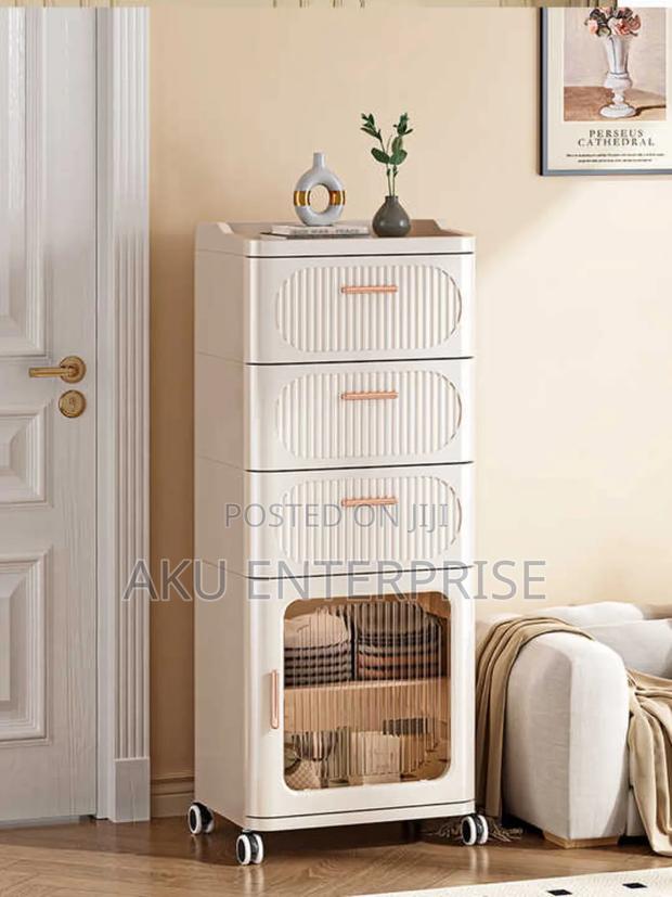 Draws Cabinet Plastic Drawer Storage Cabinets for Clothes · Photo 2