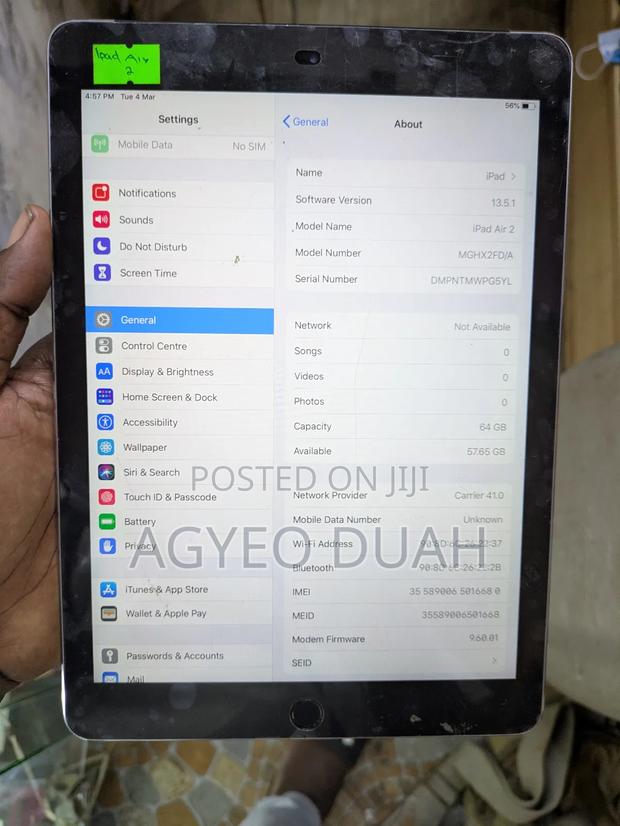 Apple iPad Air 2 64 GB Gray