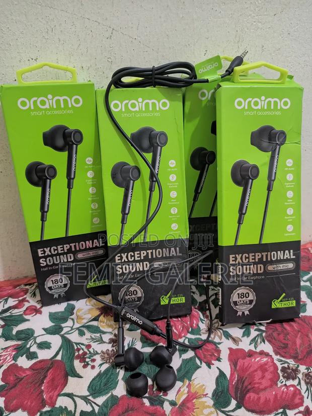 Oraimo Thor Half in-Ear Wired Earphones · Photo 3