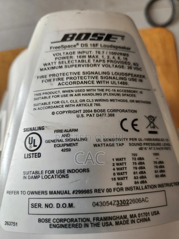 Bose Freespace Ds 16f Ceiling Speakers photo 2