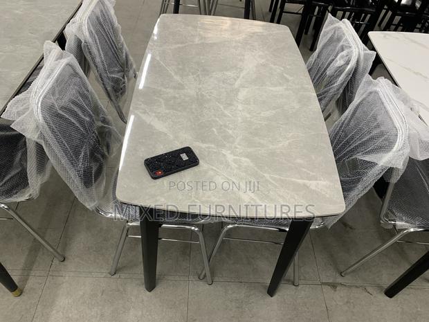 Marble Dining Table With Chairs (Strong and Firm) · Photo 3