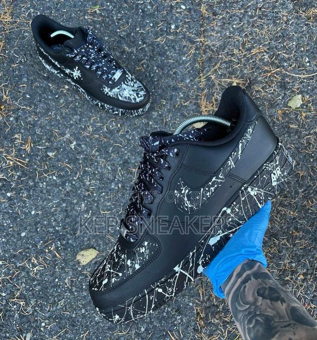 Nike Air Force 1 “Black Splatter” · Photo 4