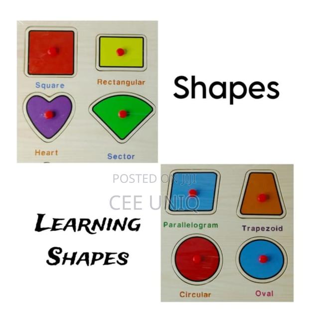 Wooden Shapes Puzzle Board for Kids photo 2