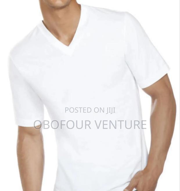 Gildan Adult Men's Short Sleeve v-Neck White T- Visit