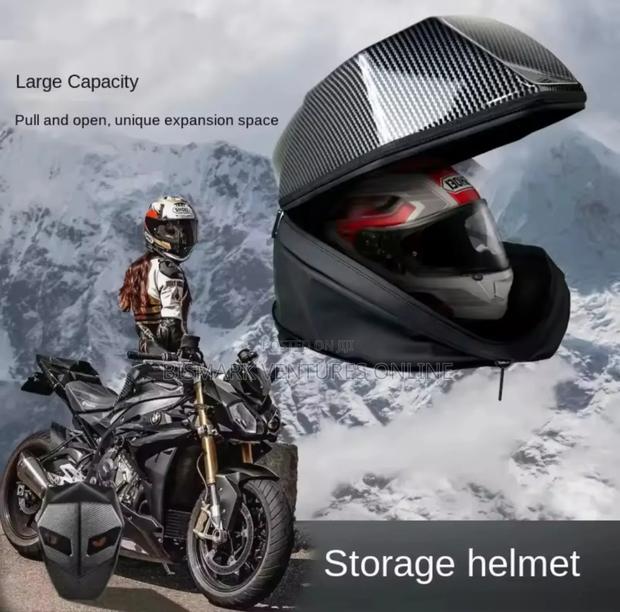 Motorcycle Backpack Carbon Fiber , Led Backpack photo 5