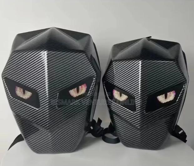 Motorcycle Backpack Carbon Fiber , Led Backpack