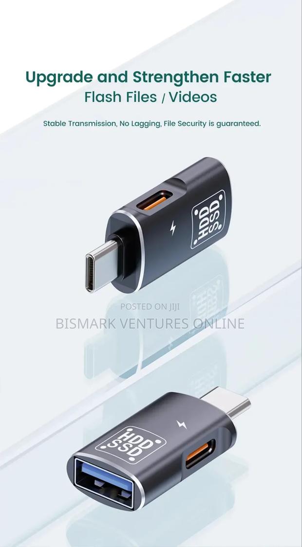 2in1 Usb-C Type-C to Usb 3.0 Female Otg Dc Power Adapter photo 6