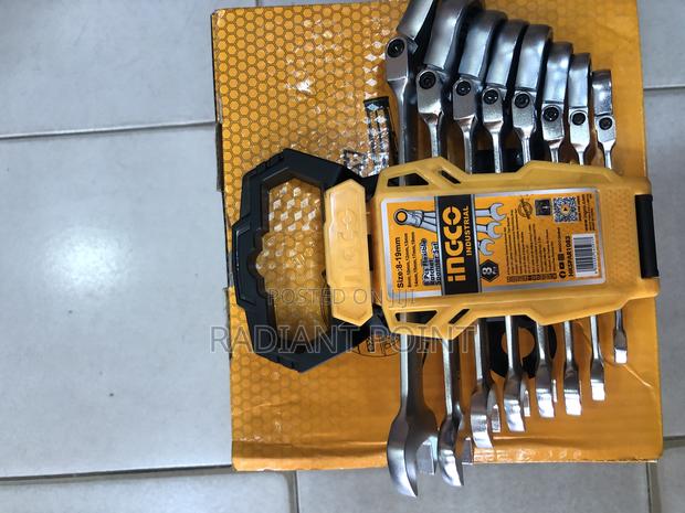 Ingco Flexible Ratchet Spanner Set (8pcs) · Photo 2