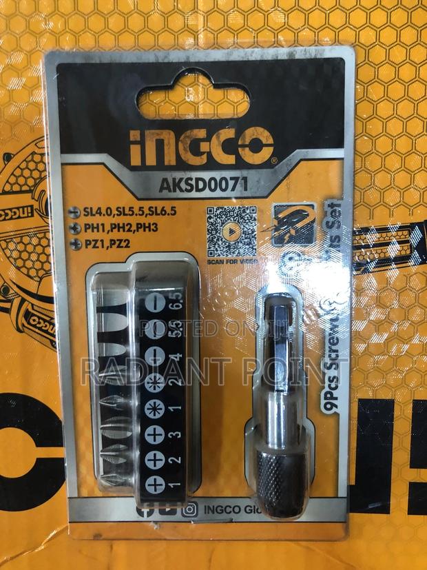 Ingco Screwdriver Bits Set (9pcs) · Photo 3