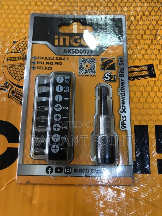 Ingco Screwdriver Bits Set (9pcs) · Photo 4