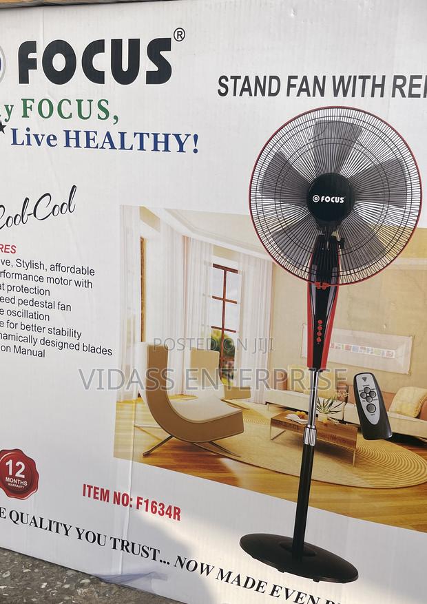 Focus Remote 16” Standing Fan