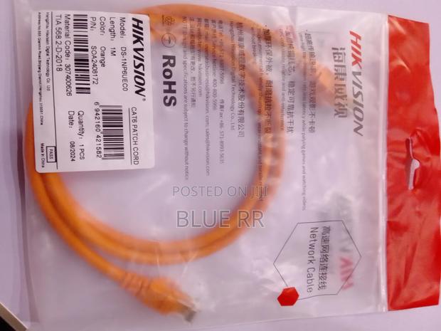 Hikvision Cat6 Patch Cable 1m photo 2