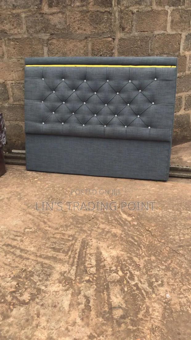 Quality Gray Double Bed Frame/ Suede Fabric · Photo 4