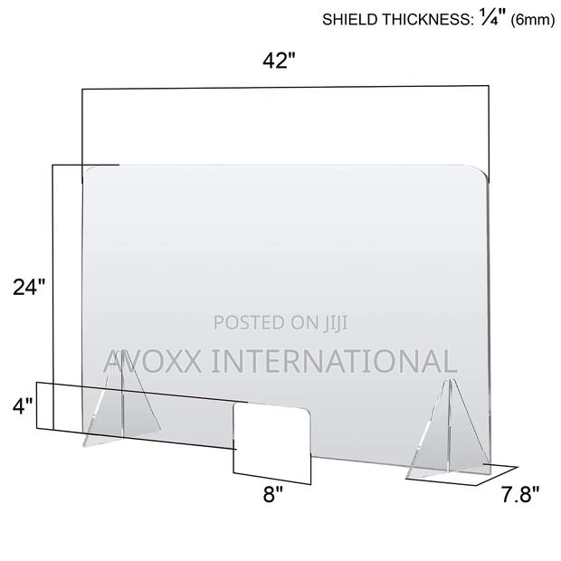 Amazing Abby Sneeze Guard - 42" W X 24" H Extra-thick photo 3