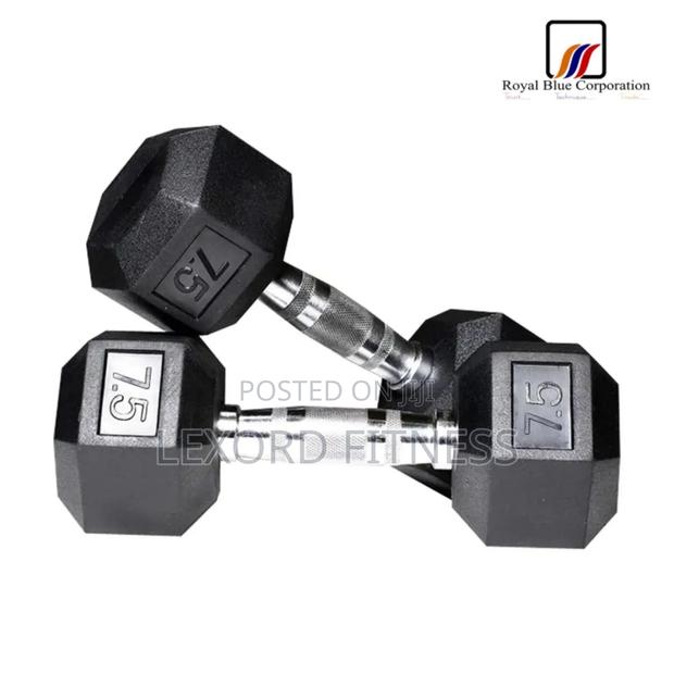 Hex Dumbbell 7.5kg Pair · Photo 4