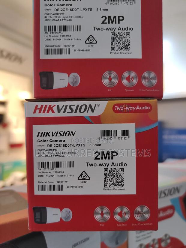 Hikvision Promo 4channel Full Kit Cameras CCTV Kit Two Ways Audio · Photo 4
