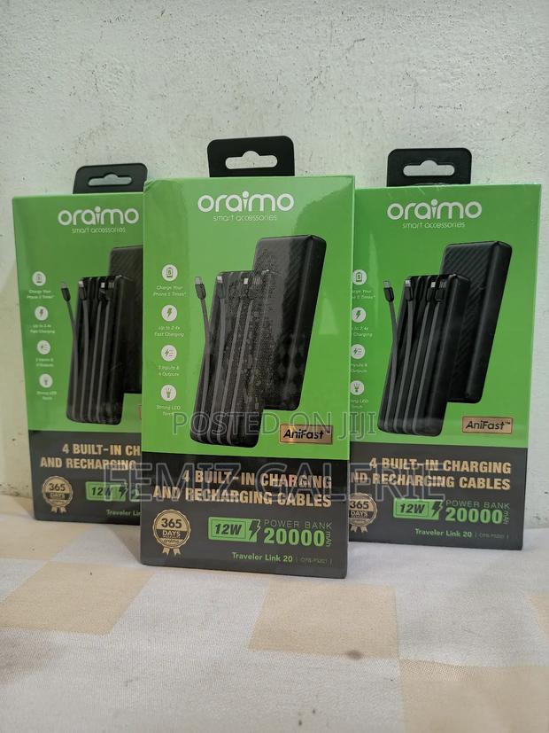 Oraimo Traveler Link 20 20000mah 12w Power Bank · Photo 3