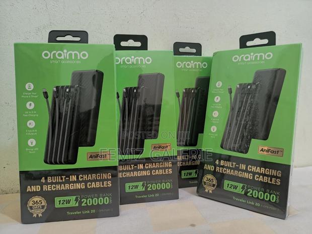 Oraimo Traveler Link 20 20000mah 12w Power Bank · Photo 4