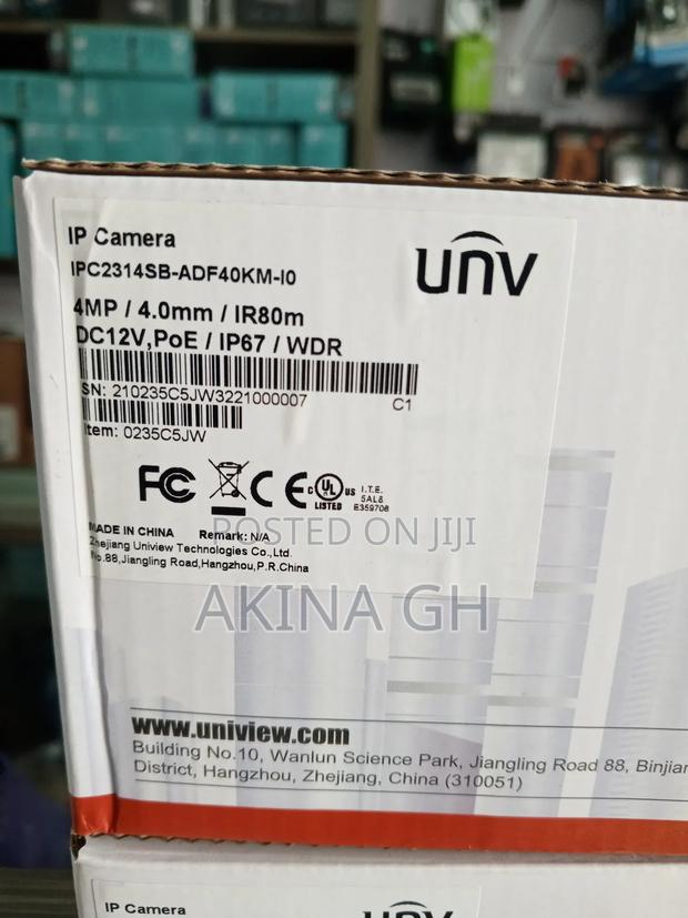 Uniview Unv 4mp Hd Intelligent 80m Ir 4mm Bullet Ip Camera · Photo 4