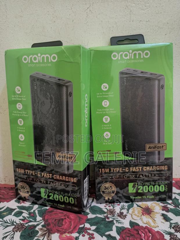 Oraimo Traveler 15 Flash 20000mah 15w Power Bank · Photo 4