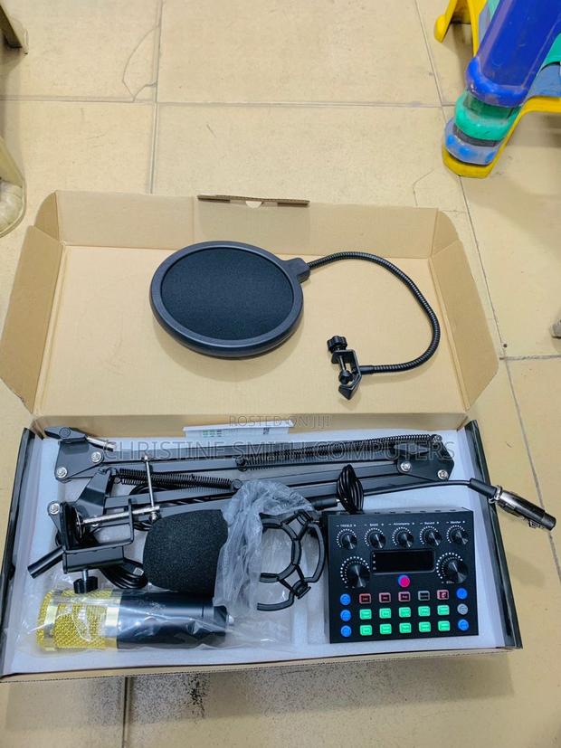 V8 Sound Card/Condenser Microphone