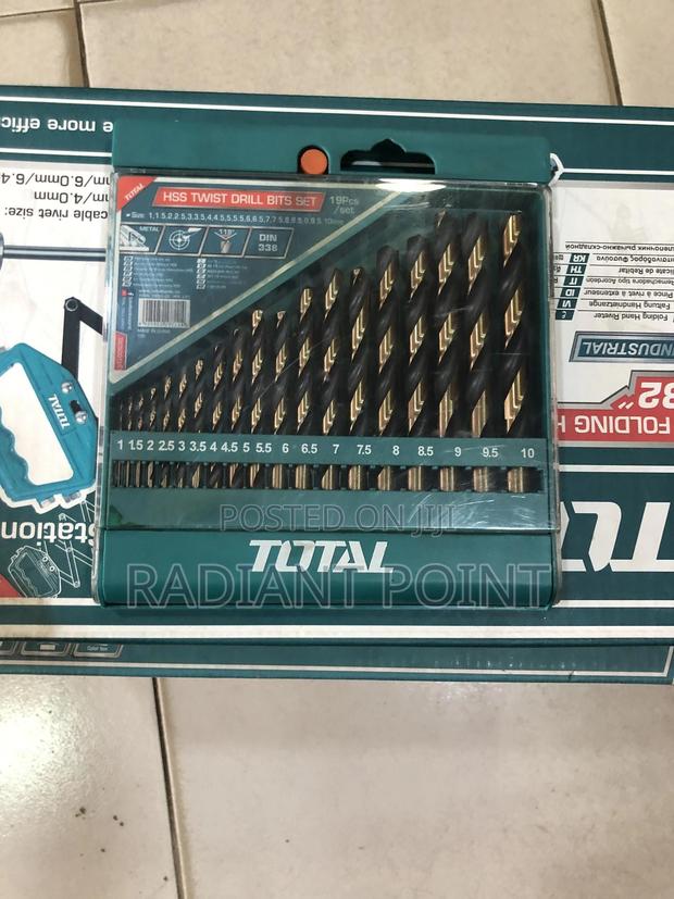 HSS Twist Drill Bits Set (19pcs) Total · Photo 2