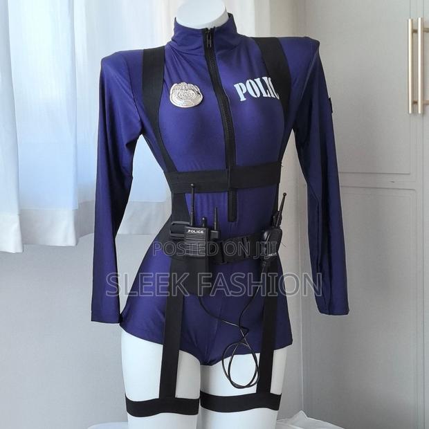 Sexy Police Officer Costume With Hat photo 2